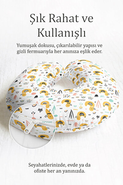 Evimde Bambaşka Slatka patka Sa deznom Pamuk pakovanja jastuka za vrat - jast...