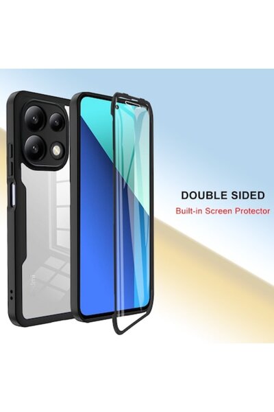 Fils Carcasă de înaltă protecție pentru Xiaomi Redmi Note 13 4G + Folio, seri...