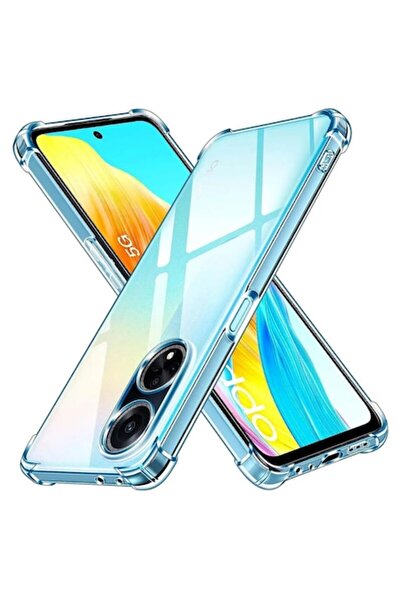 Modo Съвместим калъф за Oppo A98 5G — ударопоглъщащ K147, прозрачна пластмаса