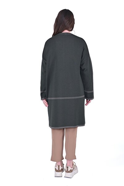 Invee Road Wool Knitwear Cardigan Khaki