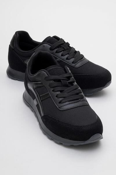 CCWAY AYAKKABI حذاء أنوراك الرياضي للنساء باللون الأسود الأسود