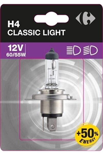 Carrefour Bec auto H4, +50% energie, 12 V