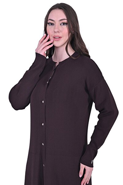 Invee Yelpazev Knitwear Cardigan Brown