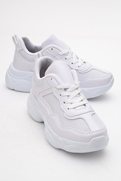 CCWAY AYAKKABI Teniși anorak pentru femei ALB ALB