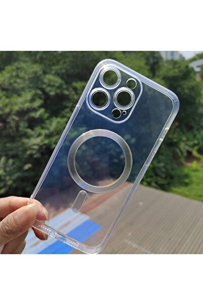 Flippy Protective case for iPhone 14 Pro Max Mag Safe, 2in1, Silicone and Acrylic, Transparent