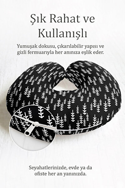 Evimde Bambaşka Borovi drveći Sa deznom Ergonomski jastuk za vrat - Jastuk za...