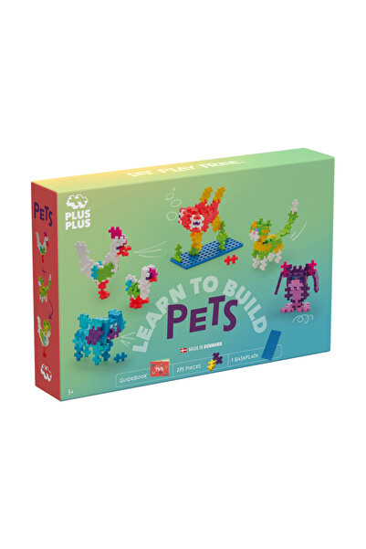 Plus Plus بلس-بلس: اتعلم بناء الحيوانات الأليفة (275 قطعة)