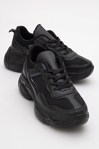 CCWAY AYAKKABI حذاء أنوراك الرياضي للنساء أسود أسود