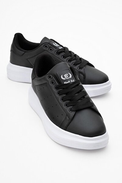 CCWAY AYAKKABI Pantofi sport de damă NEGRU ALB