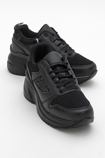 CCWAY AYAKKABI Anorak pentru femei Pantofi sport cu talpă înaltă cu sclipici ...