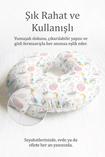 Evimde Bambaşka Slatki zec od balona Pamuk paketa jastuka za vrat - pastelni ...