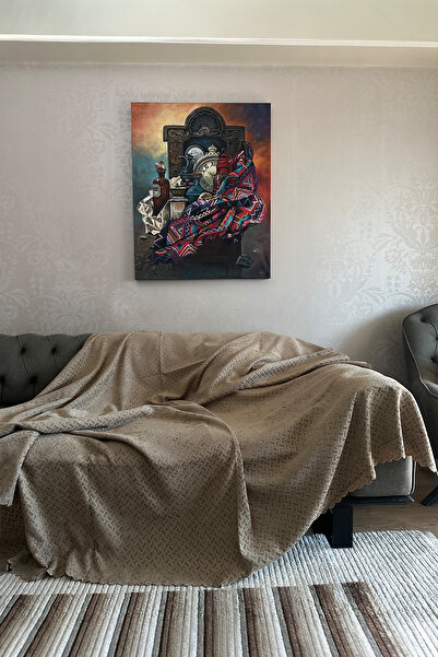 Sofline Husă pentru scaun din catifea, husă pentru canapea anti-alunecare, șal pentru scaun (180 x 220 cm)