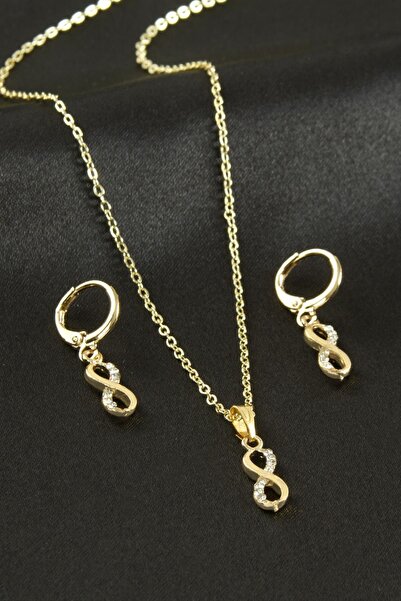 Ronanna Infinity Stone Set Necklace