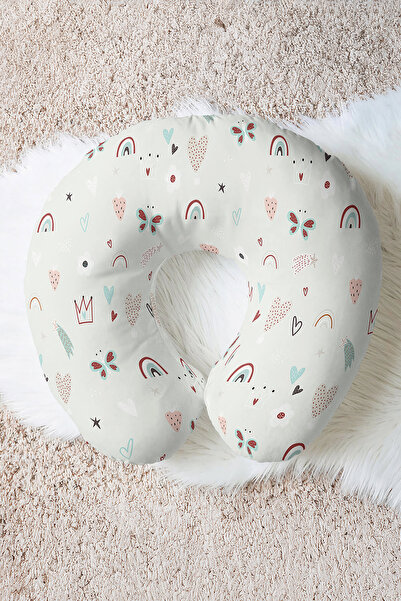 Evimde Bambaşka Pernă pentru gât pentru copii și adulți de culoare pastel - P...