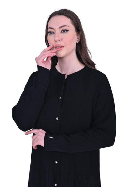 Invee Yelpazev Knitwear Cardigan Black