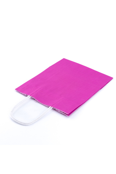 Bimotif Renkli karton çanta, 18x8x24, Fuşya