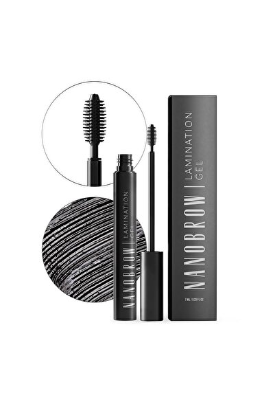 Nanobrow Gel de laminare negru - Gel de machiaj și aranjare sprâncene