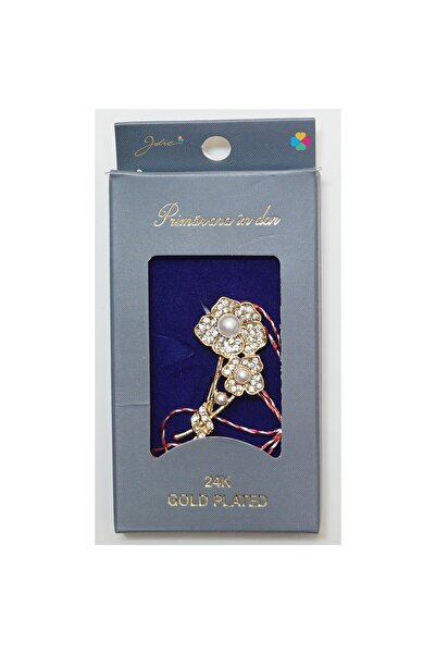 JOLIE Martisor Brooch 24K Gold Plated, Brooch Size Approx 2- 3 cm, Model 6