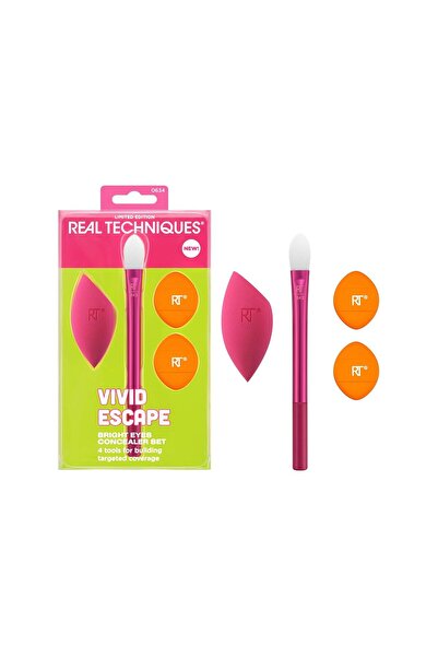 Real Techniques Vivid Escape Bright Eyes Concealer Case - 4 pcs