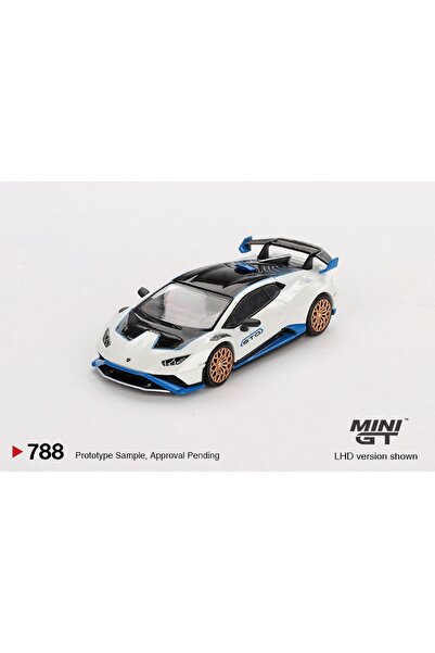 mini gt Macheta auto Lamborghini Huracan STO, Bianco Asopo, 2023 (LHD) 1:64 MIniGT