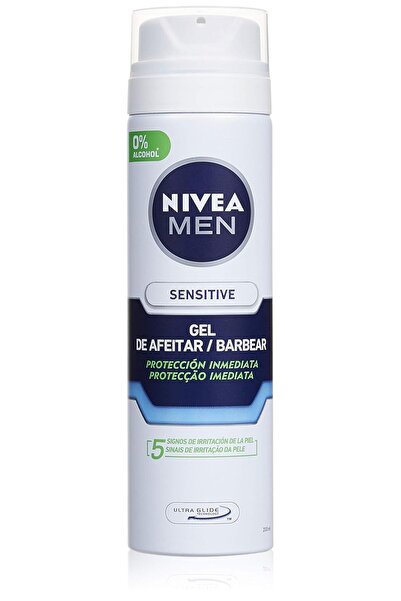 Nivea Men Gel de ras pentru piele sensibilă, 200 ml