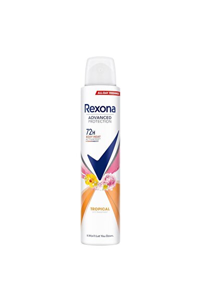Unilever Rexona Advanced Protection Anti-Transpirant Deodorant for Women, Tropical Spray, 72 Hours with Body