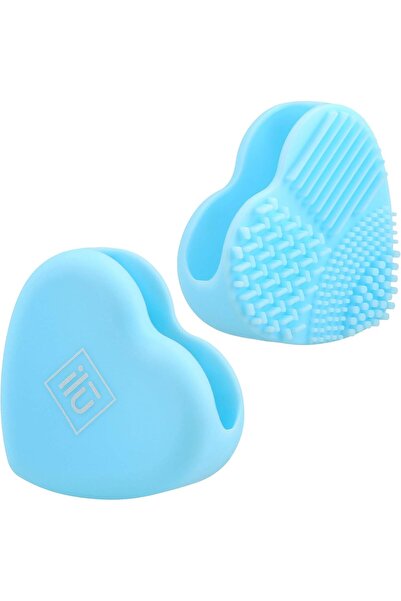 TB TOOLS FOR BEAUTY ILU Makeup Brush Cleaner Silicone Blue