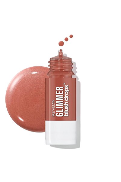 Revlon Glimmer Blush Drops Liquid Blush, High Pigmentation, 101 Koralicious