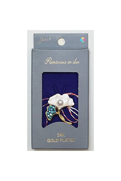 JOLIE Martisor Brooch 24K Gold Plated, Brooch Size Approx 2- 3 cm, Model 12