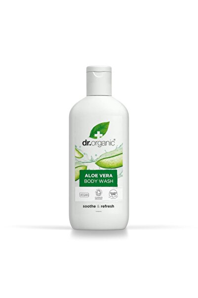 Dr. Organic Gel de duș cu aloe vera, vegan, fără cruzime, fără parabeni și SL...