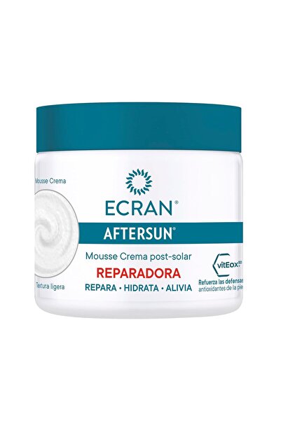 Ecran Cremă spumă după soare cu textură calmantă, repară pielea, formulă cu vitamina Eox, 350 ml