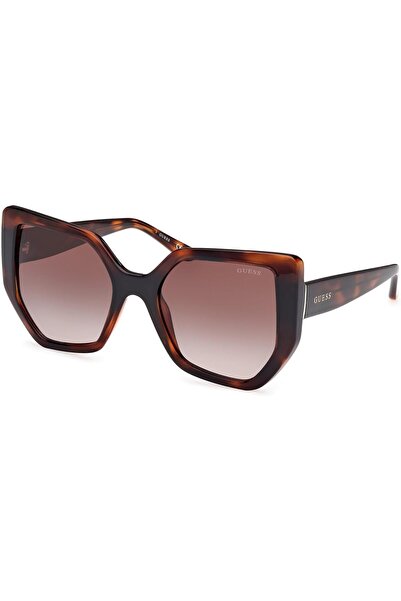 Guess Unisex GU00154 Sunglasses, Dark Havana, 55