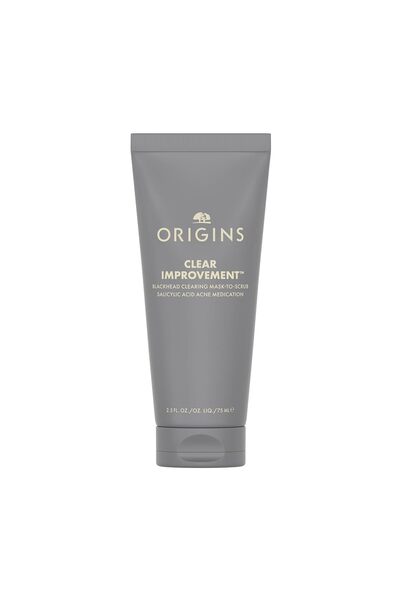 Origins Mască exfoliantă pentru curățarea punctelor negre Clear Improvement de la Unisex – Mască de 75 g