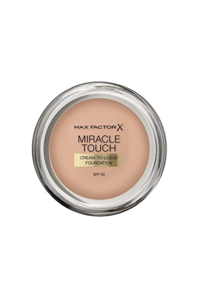 Max Factor Miracle Touch Foundation, 45 Warm Almond, 11.5ml
