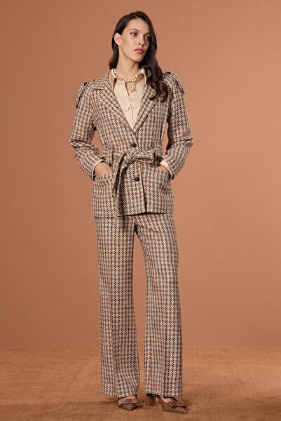 UPGRADE Tivit Kuşaklı Ceket Multi