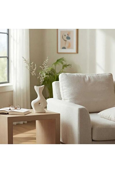 Casco مزهرية سيراميكية بتصميم نحتي فني