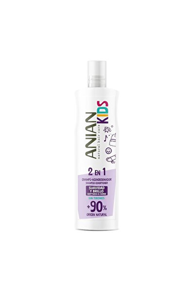 ANİAN KIDS Shampoo for Children, 400 ml, 2-in-1 Shampoo and Conditioner