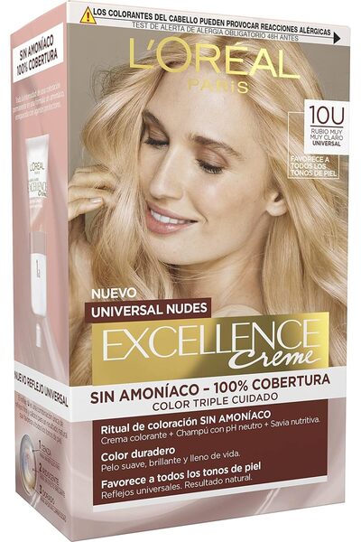 L'Oreal Paris L'Oréal Paris Creme Universal Nudes Tinte 10U-Lightest Blonde