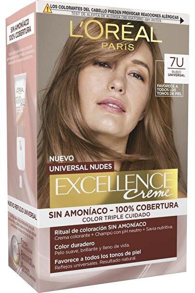 L'Oreal Paris Excellence Creme Universal Nudes Tinte 7U-Blonde