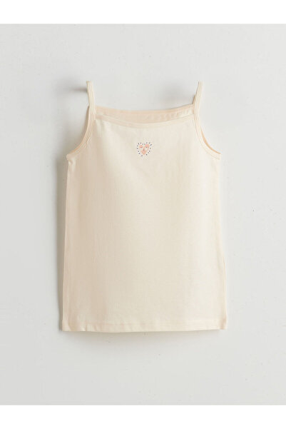 LC Waikiki Artı New Season Square Neck Girls' Tank Top 2-Pack