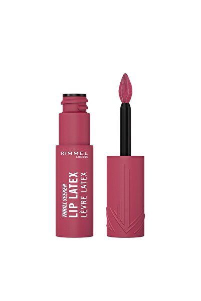 RIMMEL LONDON Thrill Seeker Lip Latex, Liquid Lipstick, Shade Main Character 300, 6 ml