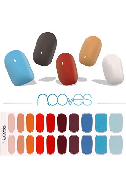 Nooves Foițe de unghii cu gel premium Glam Melody - 20 bucăți