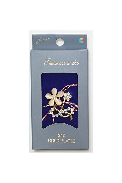 JOLIE 10 pcs Martisor Brooch 24K Gold Plated, Brooch Size Approx 2- 3 cm, Mod...