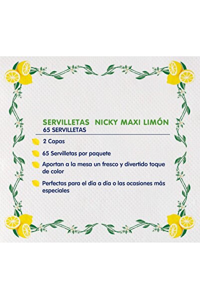 Nicky Servi.Maxi Limon 2 Capas