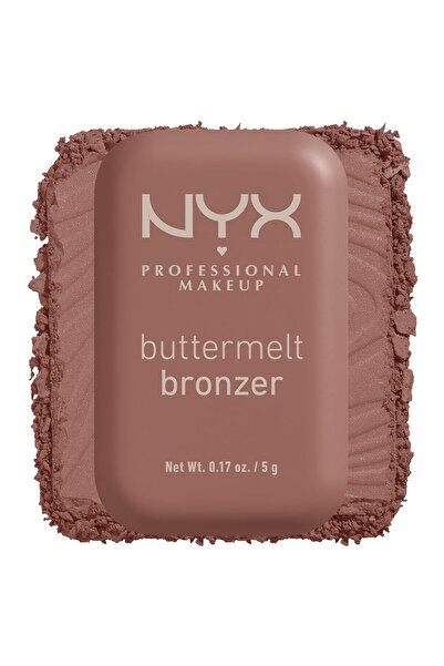 NYX Professional Makeup Buttermelt Bronze Bronzer for Face and Body, Butta Biscuit, 1 x 5 g