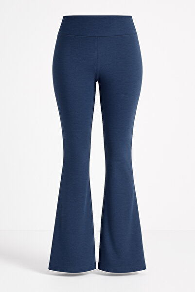 pantofashion Kadın Yüksek Bel İspanyol Paça Tayt