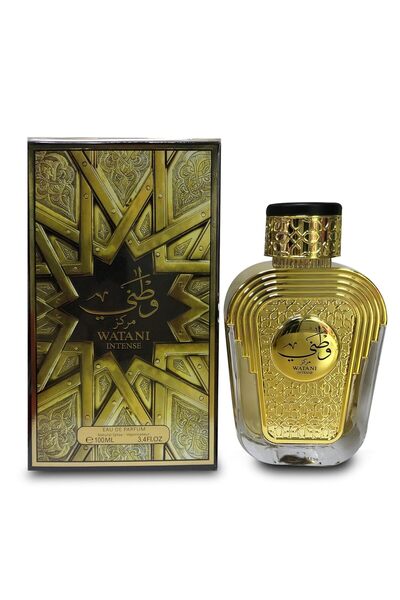 Al Wataniah Watani Intense Gold - Luxurious Unisex Perfume, Eau de Parfum 100ml, Intense and Refined