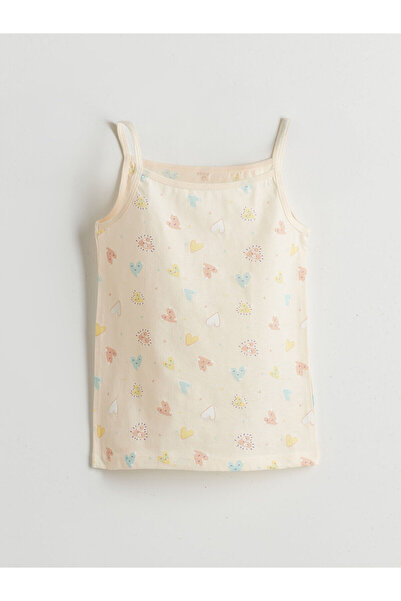 LC Waikiki Artı New Season Square Neck Girls' Tank Top 2-Pack