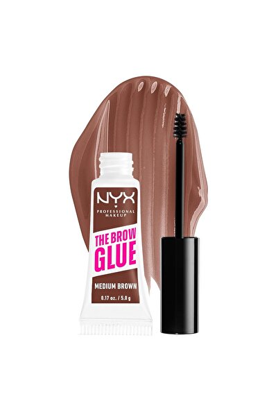 NYX Professional Makeup Eyebrow Gel for Lifting Effect, Professional Brow Glue, Instant Styler, Medi