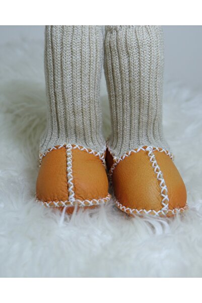 TTY Baby Booties Furry Genuine Lambskin